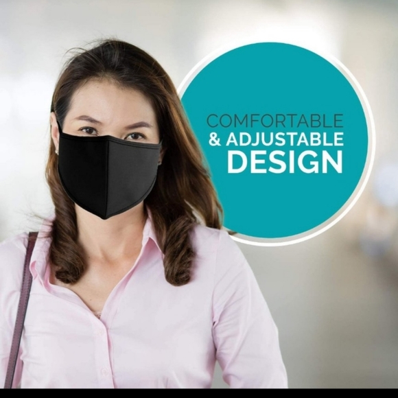 Face Cover Reusable Cloth Face w/Adjustable - Picture 5 of 8